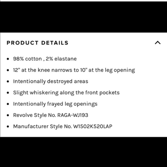 NEW W TAGS • Rag & Bone • Skinny Jeans La Paz NWT size 30 - Picture 10 of 10